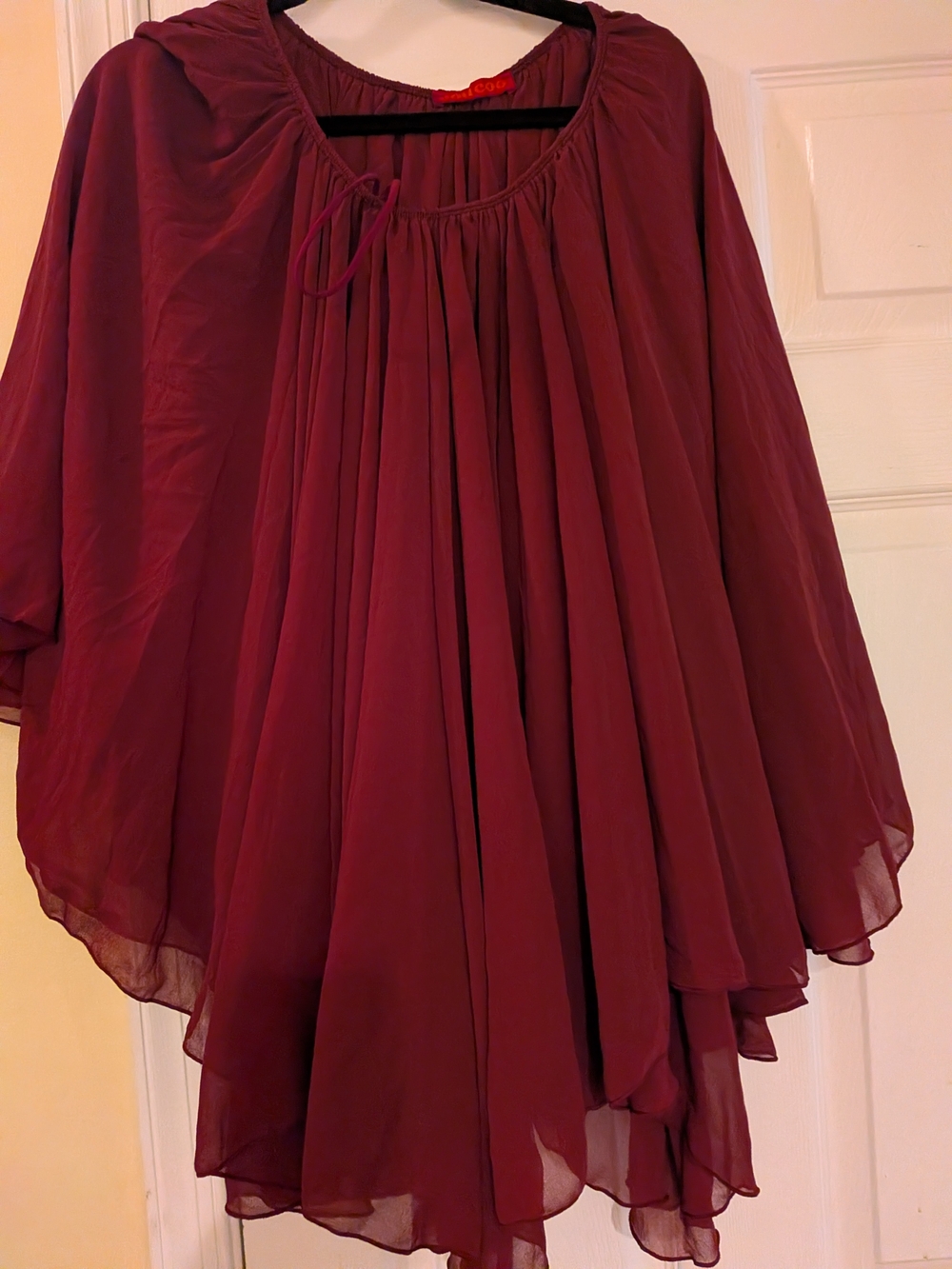 Coucoo Thar Dress By Coucoo In Burgundy - Picture 4 of 6